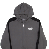 PUMA Mens Grey Hoodie Full Zip M