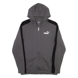PUMA Mens Grey Hoodie Full Zip M