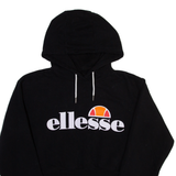 ELLESSE Womens Black Hoodie UK 10