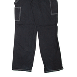 DICKIES Carpenter Workwear Womens Trousers Black Regular Straight W28 L30