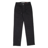 DICKIES Girls Trousers Black Regular Straight W25 L27