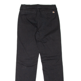 DICKIES Girls Trousers Black Regular Straight W25 L27