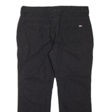 DICKIES Workwear Mens Trousers Black Regular Straight W38 L30