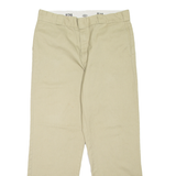 DICKIES 874 Workwear Mens Trousers Beige Regular Straight W36 L32