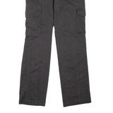 DICKIES Cargo Workwear Womens Trousers Black Relaxed Straight W30 L31