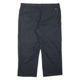 DICKIES Workwear Mens Trousers Black Loose Straight W42 L26