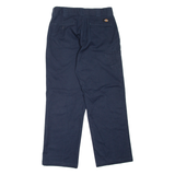 DICKIES Workwear Mens Trousers Blue Relaxed Straight W30 L29