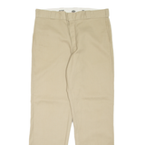DICKIES 874 Workwear Mens Trousers Beige Regular Straight W36 L32