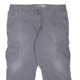 CARHARTT Cargo Workwear Mens Trousers Grey Relaxed Tapered W42 L25
