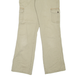 CARHARTT Cargo Womens Trousers Beige Regular Bootcut W32 L34