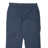 DICKIES Cargo Workwear Mens Trousers Blue Loose Tapered W40 L30