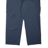DICKIES Cargo Workwear Mens Trousers Blue Loose Tapered W40 L30