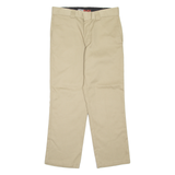 DICKIES 874 Workwear Mens Trousers Beige Regular Straight W34 L30