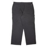 DICKIES Cargo Workwear Mens Trousers Black Relaxed Tapered W38 L32