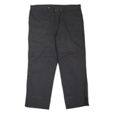 DICKIES Workwear Mens Trousers Black Loose Straight W40 L30