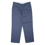 DICKIES 874 Workwear Mens Trousers Blue Regular Straight W38 L30