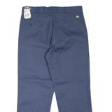 DICKIES 874 Workwear Mens Trousers Blue Regular Straight W38 L30
