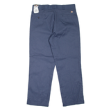 DICKIES 874 Workwear Mens Trousers Blue Regular Straight W38 L30
