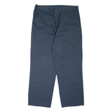 DICKIES Workwear Mens Trousers Blue Relaxed Tapered W40 L30