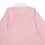 Womens Shirt Top Pink Long Sleeve Striped S