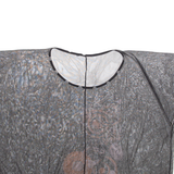 Womens Oversized Blouse Black 3/4 Sleeve 2XL