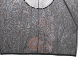 Womens Oversized Blouse Black 3/4 Sleeve 2XL