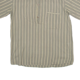 FREE LOOK Womens Shirt Top Green Striped S