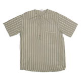 FREE LOOK Womens Shirt Top Green Striped S