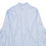 Womens Shirt Top Blue Long Sleeve Striped S