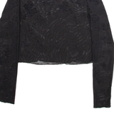 Womens Top Black Long Sleeve XXS