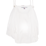 TOMMY HILFIGER Womens Vests Top White Sleeveless XXS