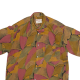 WEST POINT Womens Shirt Top Brown Crazy Pattern L