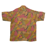 WEST POINT Womens Shirt Top Brown Crazy Pattern L