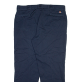DICKIES 874 Workwear Mens Trousers Blue Regular Straight W40 L30