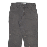 CARHARTT Mens Trousers Grey Relaxed Straight W32 L30