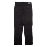 LEVI'S Womens Trousers Black Regular Straight W30 L29