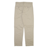 NAUTICA Mens Trousers Beige Regular Straight W32 L30