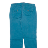 TOMMY HILFIGER Womens Trousers Blue Slim Straight W29 L28