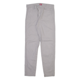 LEVI'S Mens Trousers Grey Slim Straight W30 L32