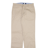TOMMY HILFIGER Mens Trousers Beige Regular Straight W32 L36
