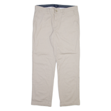 NAUTICA Mens Trousers Beige Regular Straight W34 L30