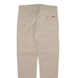 LEVI'S Mens Trousers Beige Regular Tapered W30 L32