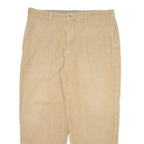 TIMBERLAND Mens Corduroy Trousers Beige Relaxed Straight W38 L28