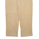 TIMBERLAND Mens Corduroy Trousers Beige Relaxed Straight W38 L28