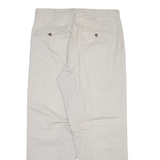 RETREAT Mens Trousers Beige Regular Straight W34 L30