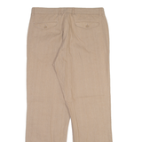 AUTHENTIC WEAR Mens Trousers Beige Regular Straight W35 L31