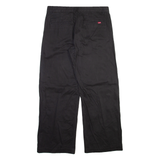 LEVI'S Womens Trousers Black Relaxed Straight W34 L30