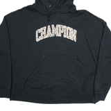 CHAMPION Womens Black Hoodie XL