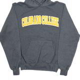 CHAMPION Colorado College Mens Grey Hoodie USA S