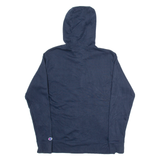 CHAMPION Womens Black Hoodie Full Zip S